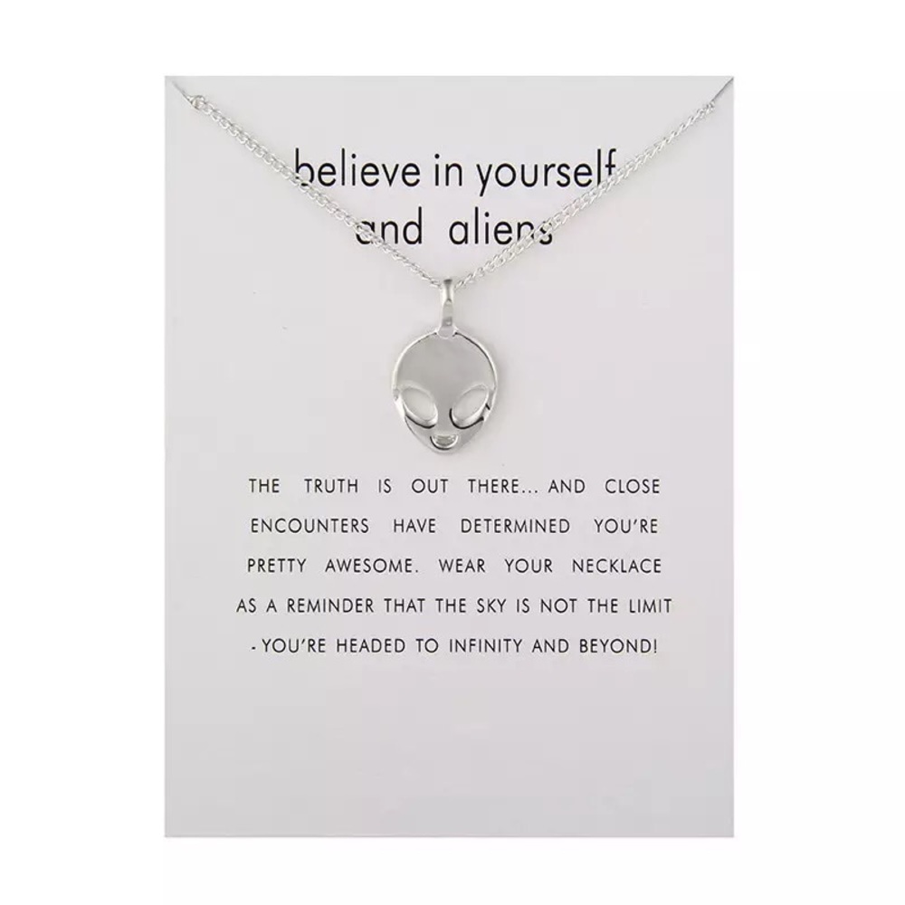 Believe in 👽 necklace